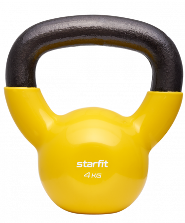 Гиря чугунная Starfit DB-401 4 кг с виниловым покрытием