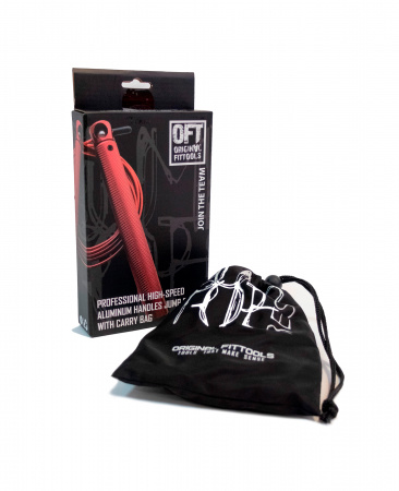 Скакалка профессиональная алюминиевая Original FitTools Premium