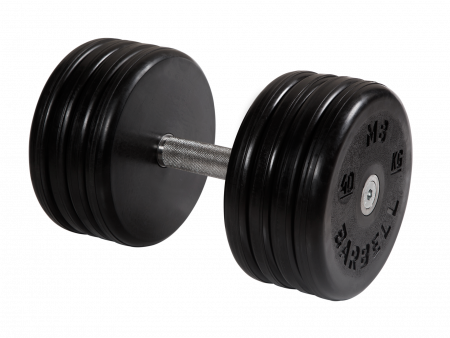 Гантель неразборная Barbell Классик 40 кг с вращающейся ручкой