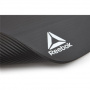 Тренировочный коврик (мат) Reebok, 7 мм, черный, RAMT-11014BK