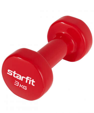 Гантель виниловая неразборная Starfit DB-101 3 кг