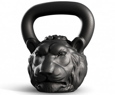 Гиря чугунная Iron Head Лев 16 кг