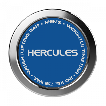 Гриф для штанги DHS Hercules (Corrugated) тренировочный (длина 2200 мм, диаметр 50 мм, нагрузка до 1500 кг), без замка
