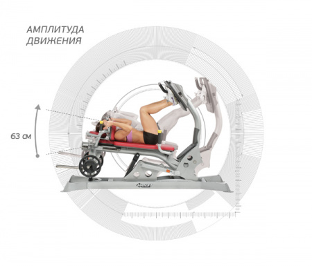Жим ногами нагружаемый дисками Hoist ROC-IT RPL-5403