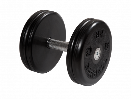 Гантель неразборная Barbell Классик 20 кг с вращающейся ручкой