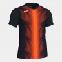 Футболка мужская Joma Olimpia черно-оранжевая