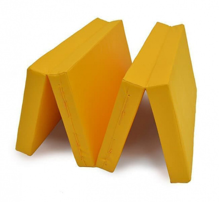 Мат гимнастический 2,0 х 1,0 х 0,1 м складной 4-раза (поролон 22 кг/м. куб.)