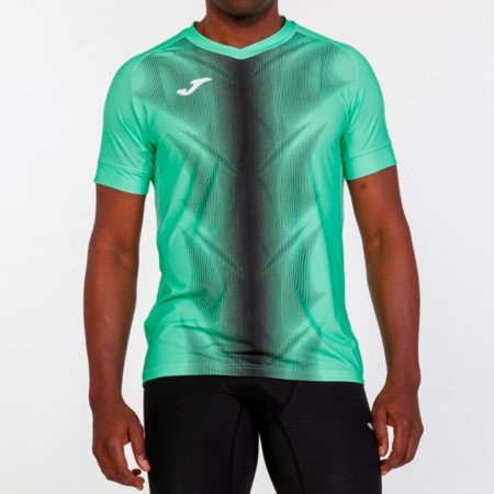 Футболка мужская Joma Olimpia зелено-черная