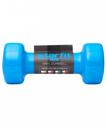 Гантель виниловая неразборная Starfit DB-101 2,5 кг