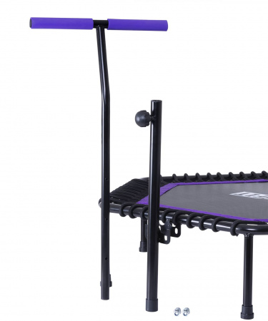 Батут BaseFit с держателем (101 см фиолетовый)
