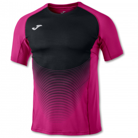 Футболка мужская Joma Elite VI розово-черная