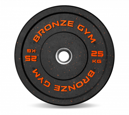 Диск бамперный Bronze Gym 25 кг (51 мм, черный)
