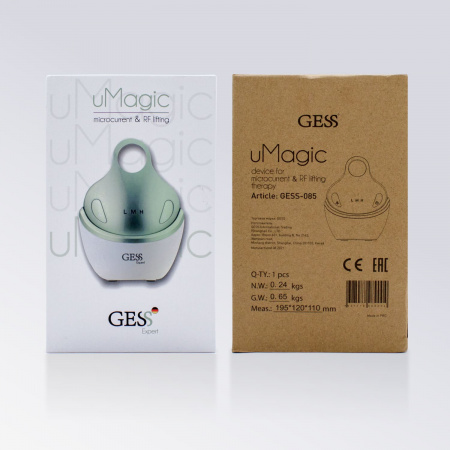 Микротоковый массажер для лица и тела uMagic (Микротоки и RF лифтинг)