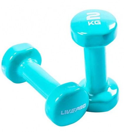 Гантели неразборные Livepro Colored Studio Dumbbell 2 кг