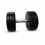 Гантель Barbell 32 кг классик с вращающейся ручкой хром