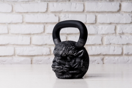 Гиря чугунная Iron Head Бизон 24 кг