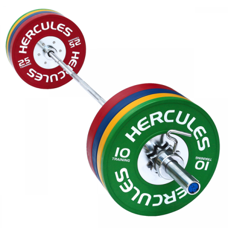 Штанга тренировочная DHS Hercules Color 190 кг с грифом 28 мм, длиной 2,2 м