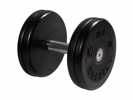 Гантель неразборная Barbell Классик 17 кг с вращающейся ручкой