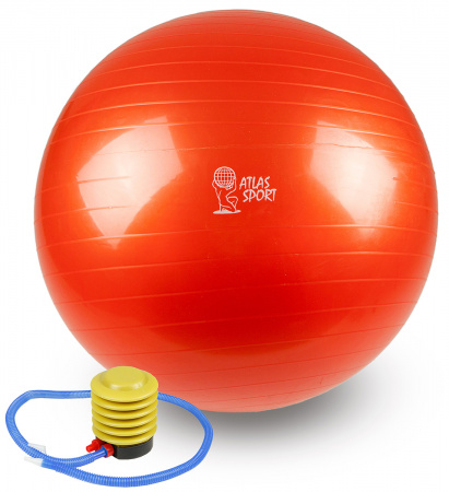 Мяч гимнастический фитбол с насосом Atlas Sport 55 см