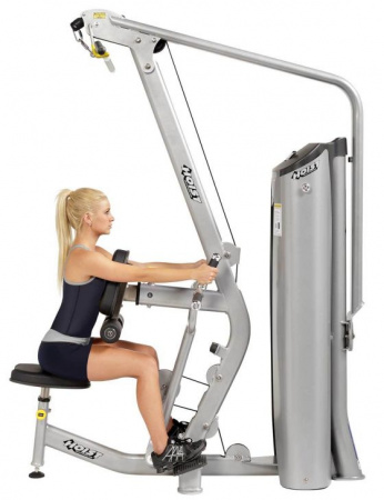 Тяга сверху, Гребная тяга с упором на грудь HOIST HD-3200