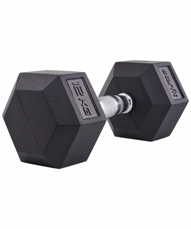 Гантель гексагональная обрезиненная Starfit DB-301 12 кг