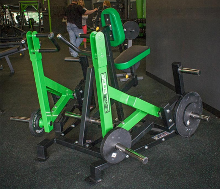 Вертикальная гребля сидя Legend Fitness 6004 серебряный / темно-синий