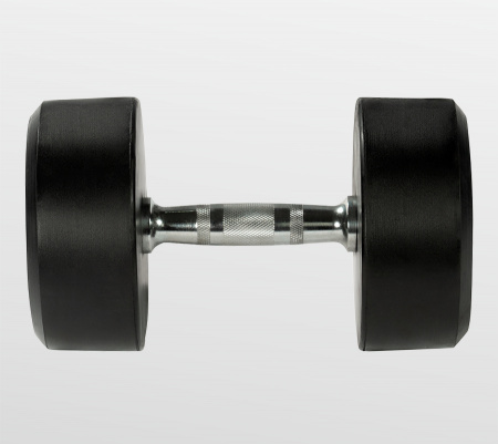 Гантель неразборная Bronze Gym 20 кг обрезиненная