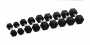 Гантель неразборная Lite Weights 4 кг гексагональная