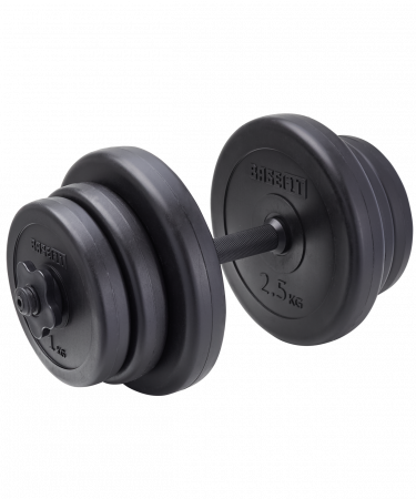 Гантель разборная BaseFit DB-717 10 кг, пластиковая