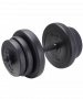 Гантель разборная BaseFit DB-717 10 кг, пластиковая