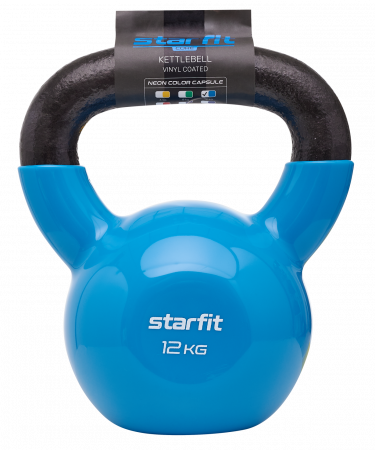 Гиря чугунная Starfit DB-401 12 кг с виниловым покрытием