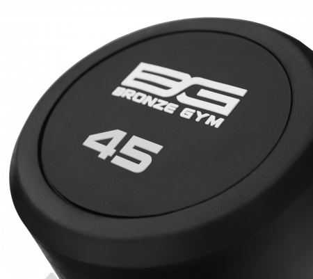 Штанга обрезиненная прямая Bronze Gym BG-PA-BB-S45 45 кг