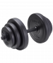 Гантель разборная BaseFit DB-717 9 кг, пластиковая