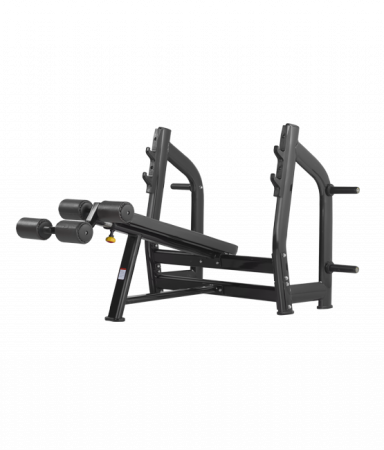 Скамья для жима с отрицательным наклоном Bronze Gym H-024