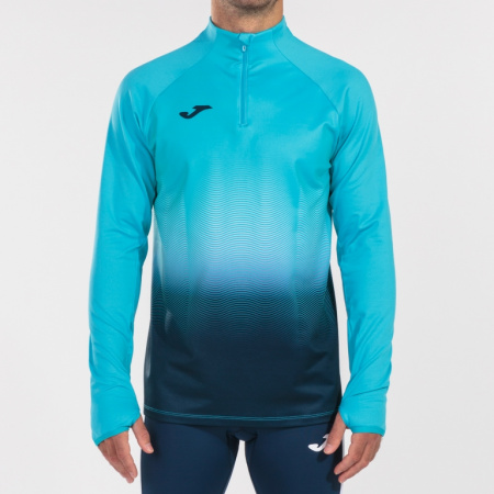 Толстовка мужская Joma Elite VII бирюзовая / темно-синяя