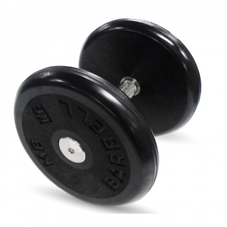 Гантель Barbell 13 кг классик с вращающейся ручкой хром