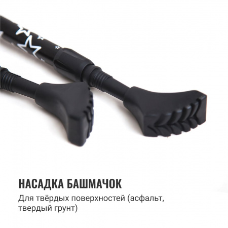 Палки для скандинавской ходьбы (двухсекционные) Basic Walker