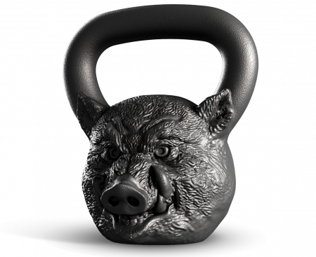 Гиря чугунная Iron Head Кабан 16 кг