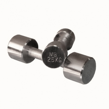 Гантель неразборная Barbell 2,5 кг хромированная