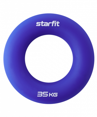 Эспандер кистевой Starfit ES-403 Кольцо, диаметр 8,8 см, 35 кг, силикогель, темно-синий