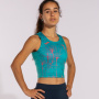 Топ женский Joma Elite IX бирюзовый