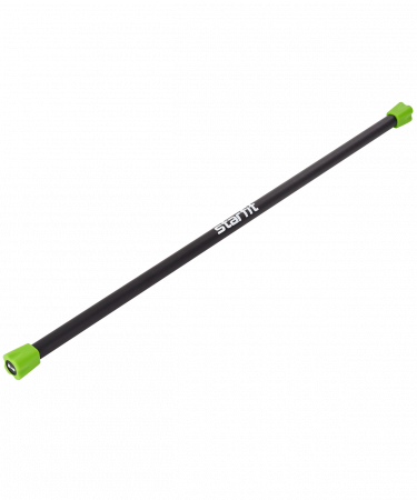 Бодибар Starfit BB-301 3 кг, неопреновый, черный/зеленый