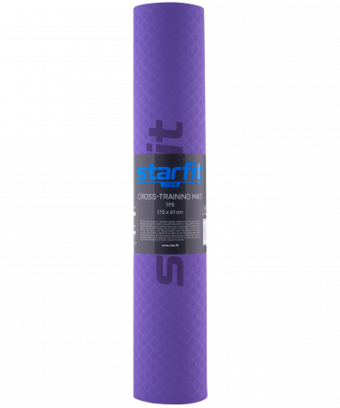 Коврик для йоги и фитнеса Starfit FM-201, TPE, 173x61 см