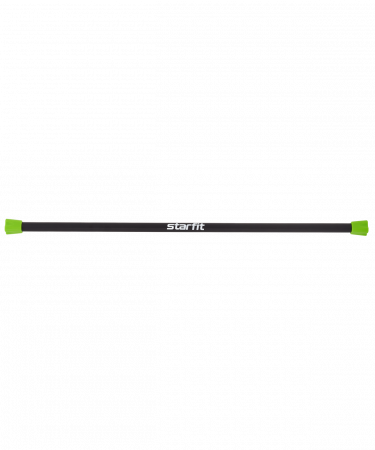 Бодибар Starfit BB-301 3 кг, неопреновый, черный/зеленый