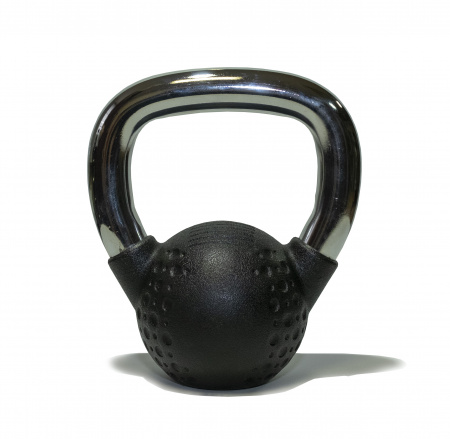 Гиря обрезиненная Original FitTools с хромированной ручкой 4 кг