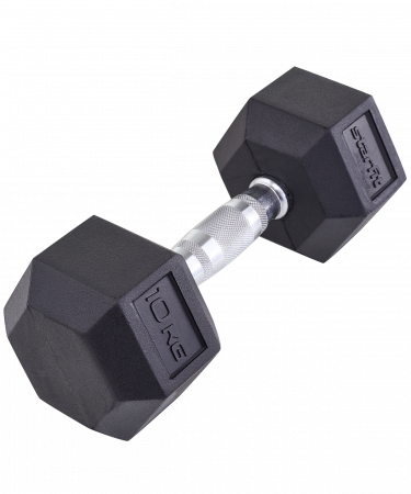 Гантель гексагональная обрезиненная Starfit DB-301 10 кг