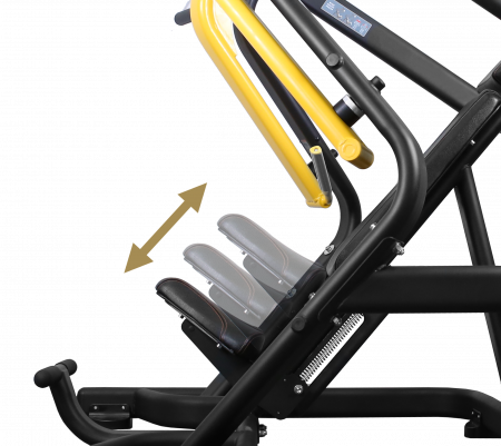 Жим от груди широким хватом Bronze Gym Pl-1708