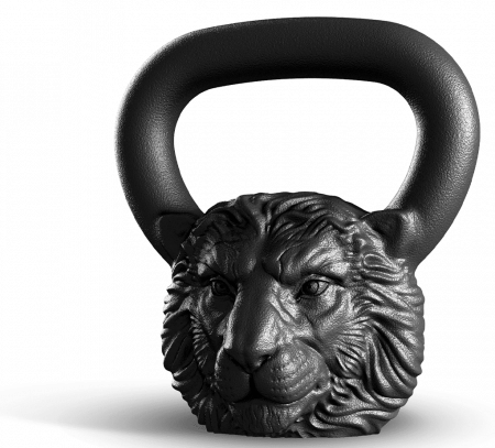 Гиря чугунная Iron Head Лев 8 кг