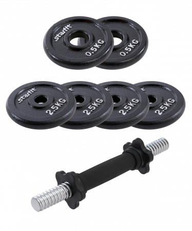 Гантель разборная Starfit DB-715 12 кг, чугунная