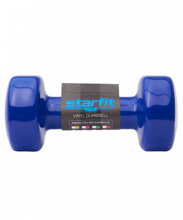 Гантель виниловая неразборная Starfit DB-101 5 кг